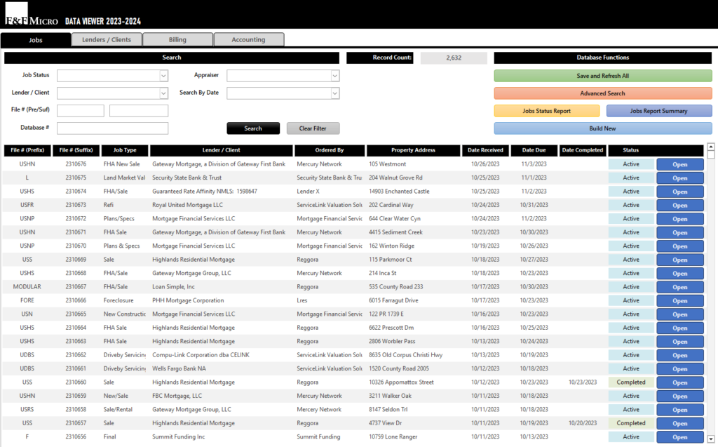 F&F Micro Data Viewer